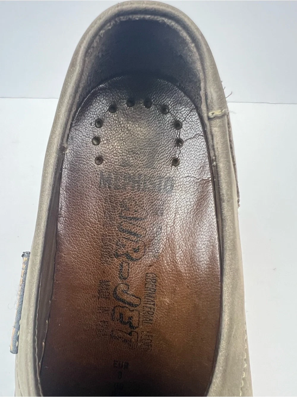 Mephisto Loafers Men’s Size 8.5 Leather Dress Shoes Rare Healthy Walking